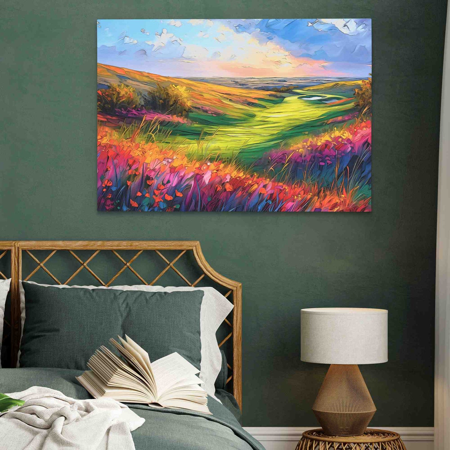 Ocean Golf Course - Floral Art for Living Room