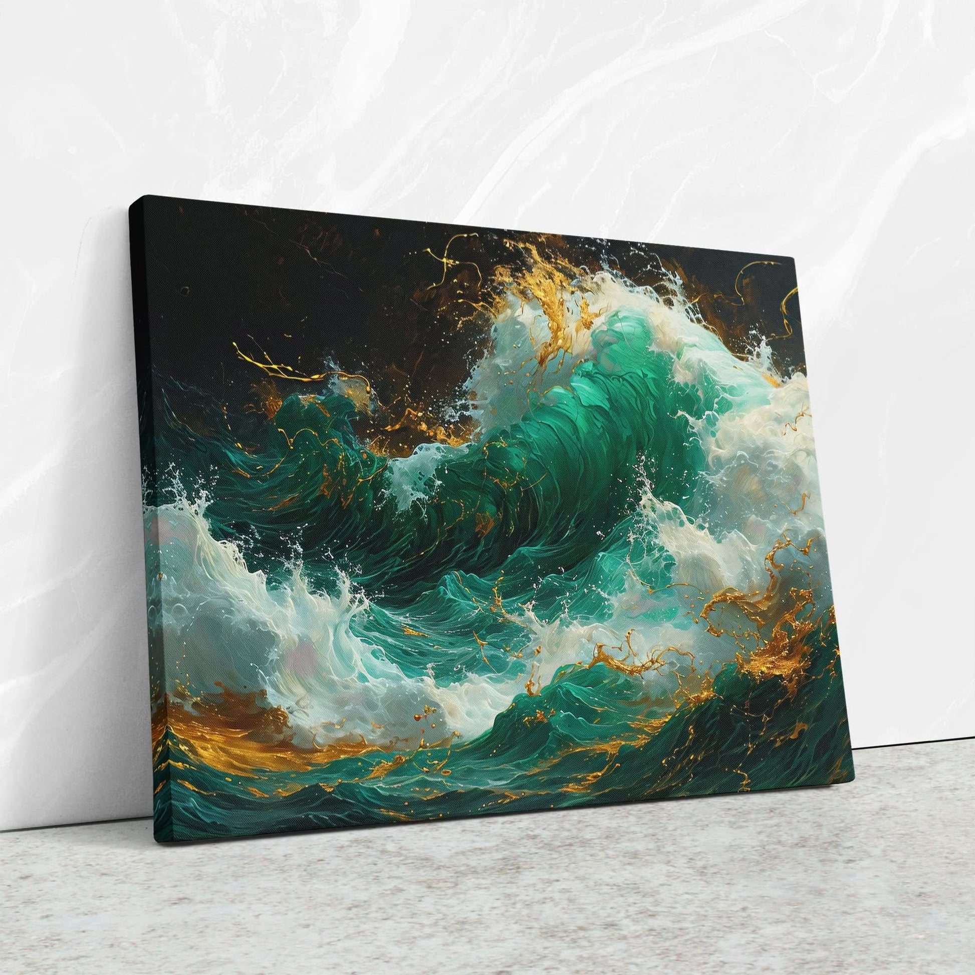 Oceanic Bliss - Beach House Canvas Wall Art