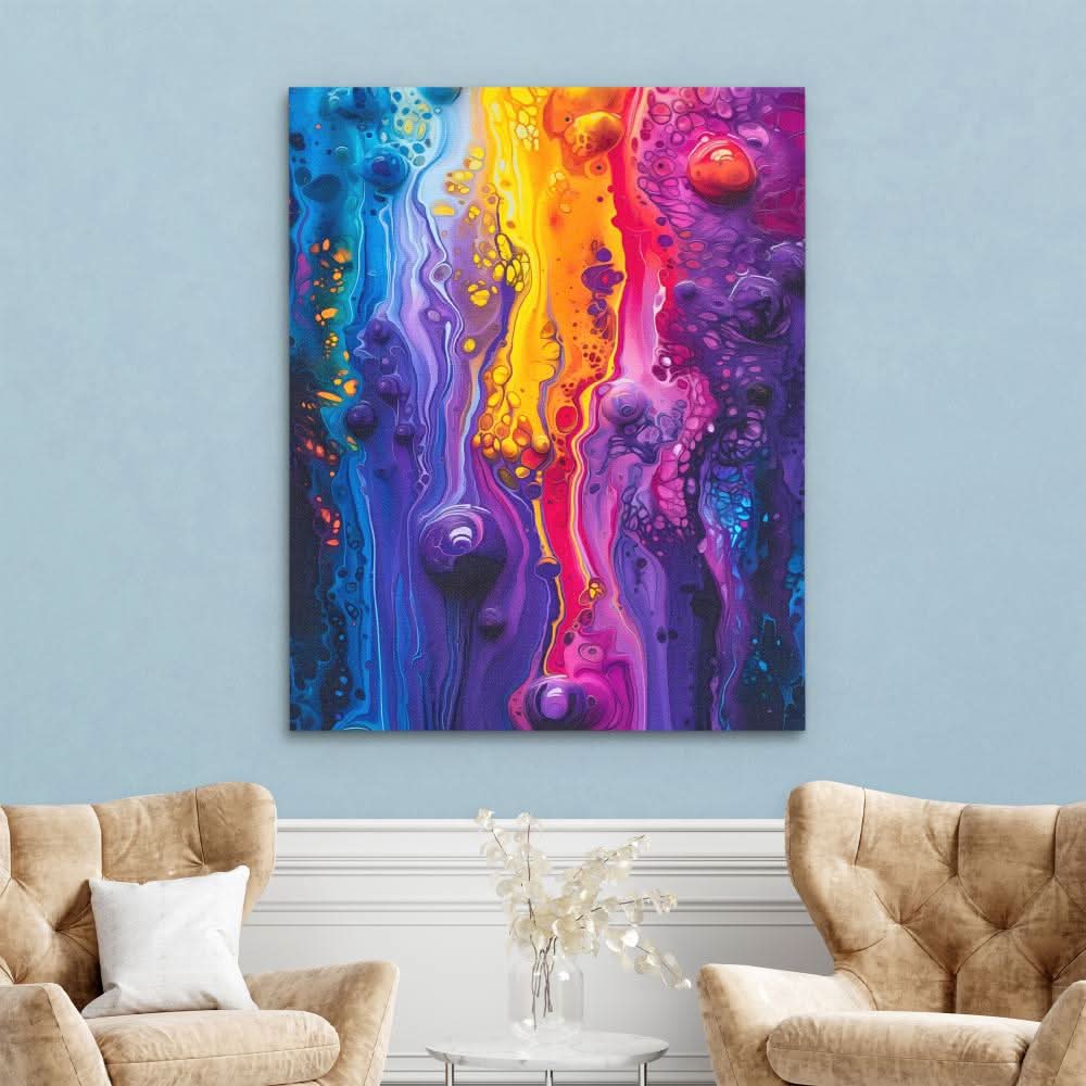 Oil Envy - Colorful Canvas Print