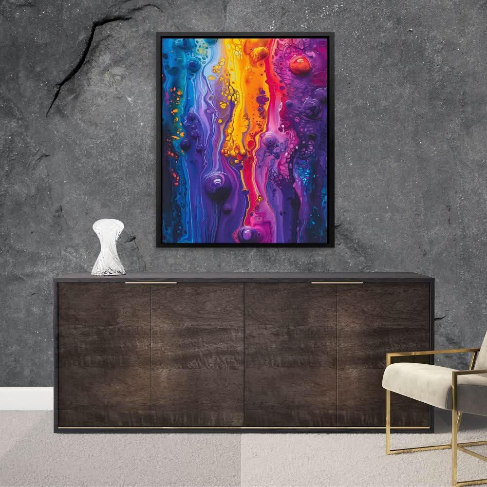 Oil Envy - Colorful Wall Art for Living Room