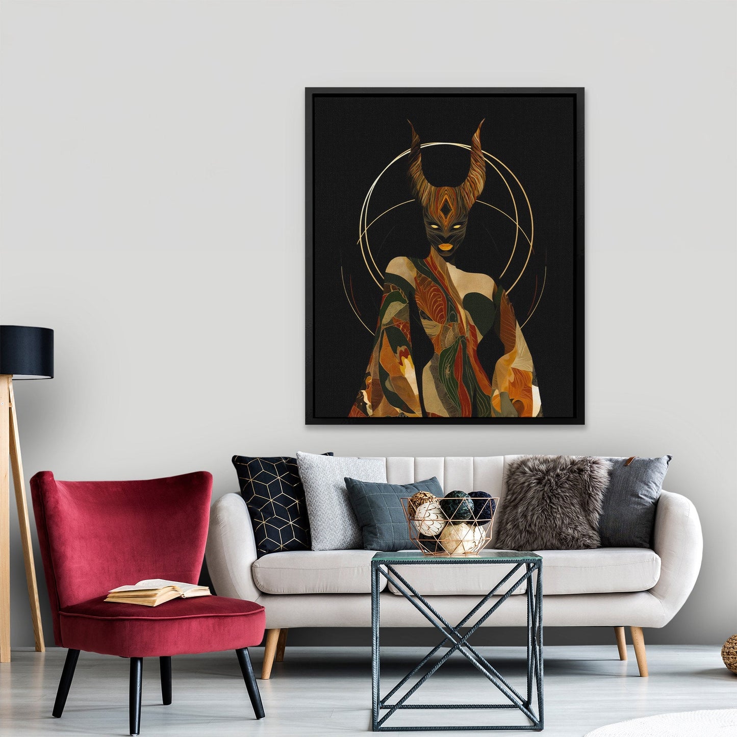 Oni's Sacred Halo - Luxury Wall Art