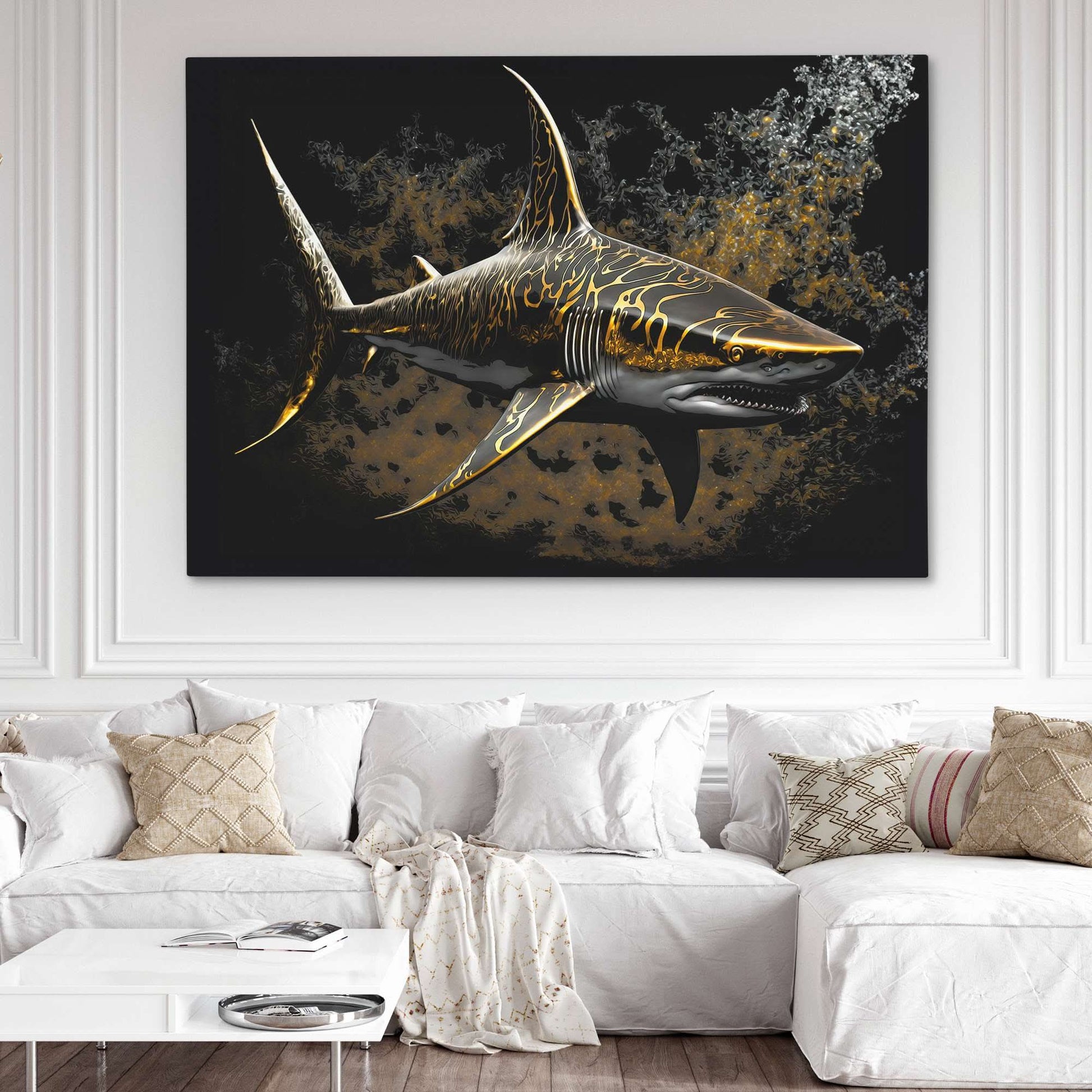 Opulent Shark - Luxury Wall Art