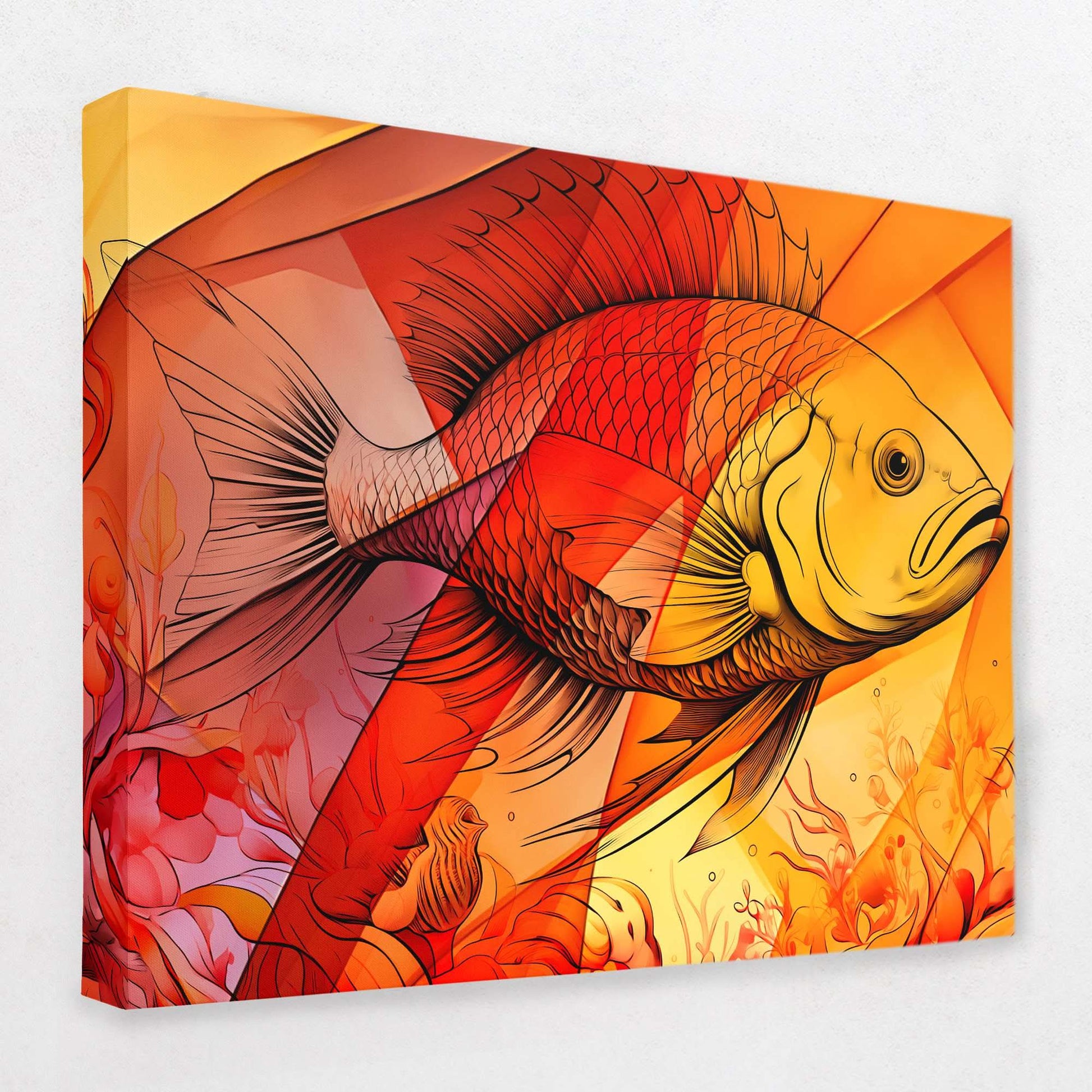 Orange Fish - Luxury Wall Art