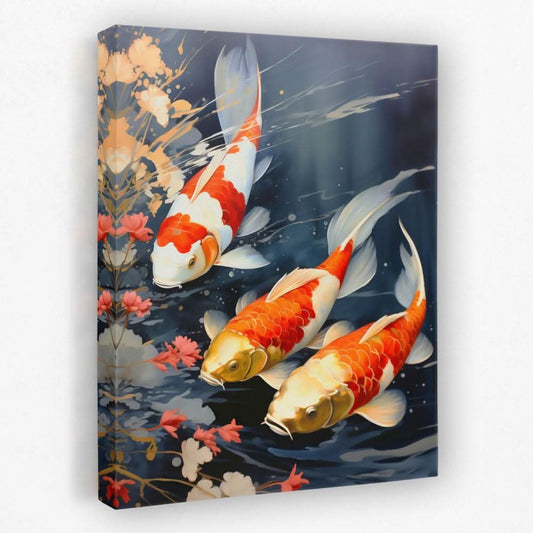 Orange Koi Fish - Luxury Wall Art