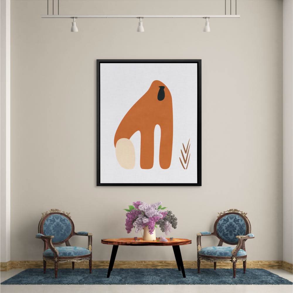 Orangutan Doodle - Doodle Art for Home Office