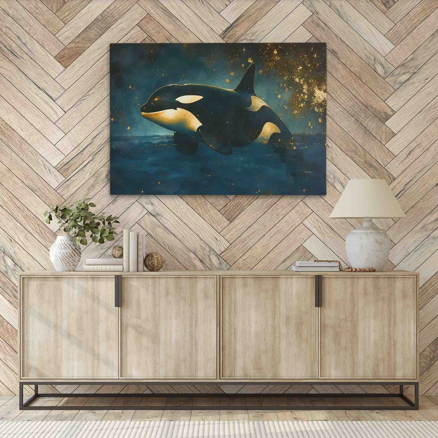 Orca Out of Water - Animals Art