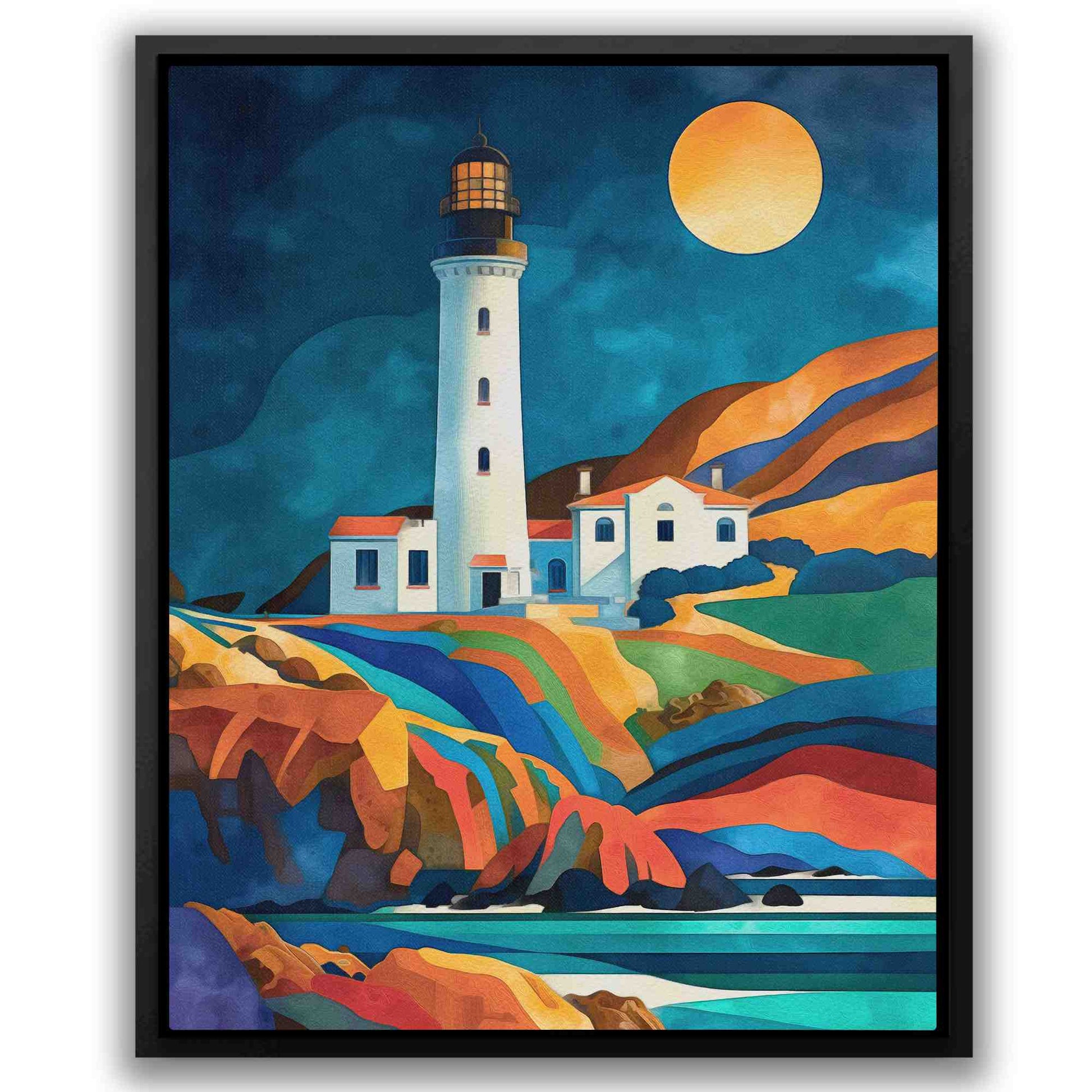 Oregon Lighthouse - Canvas Wall Art