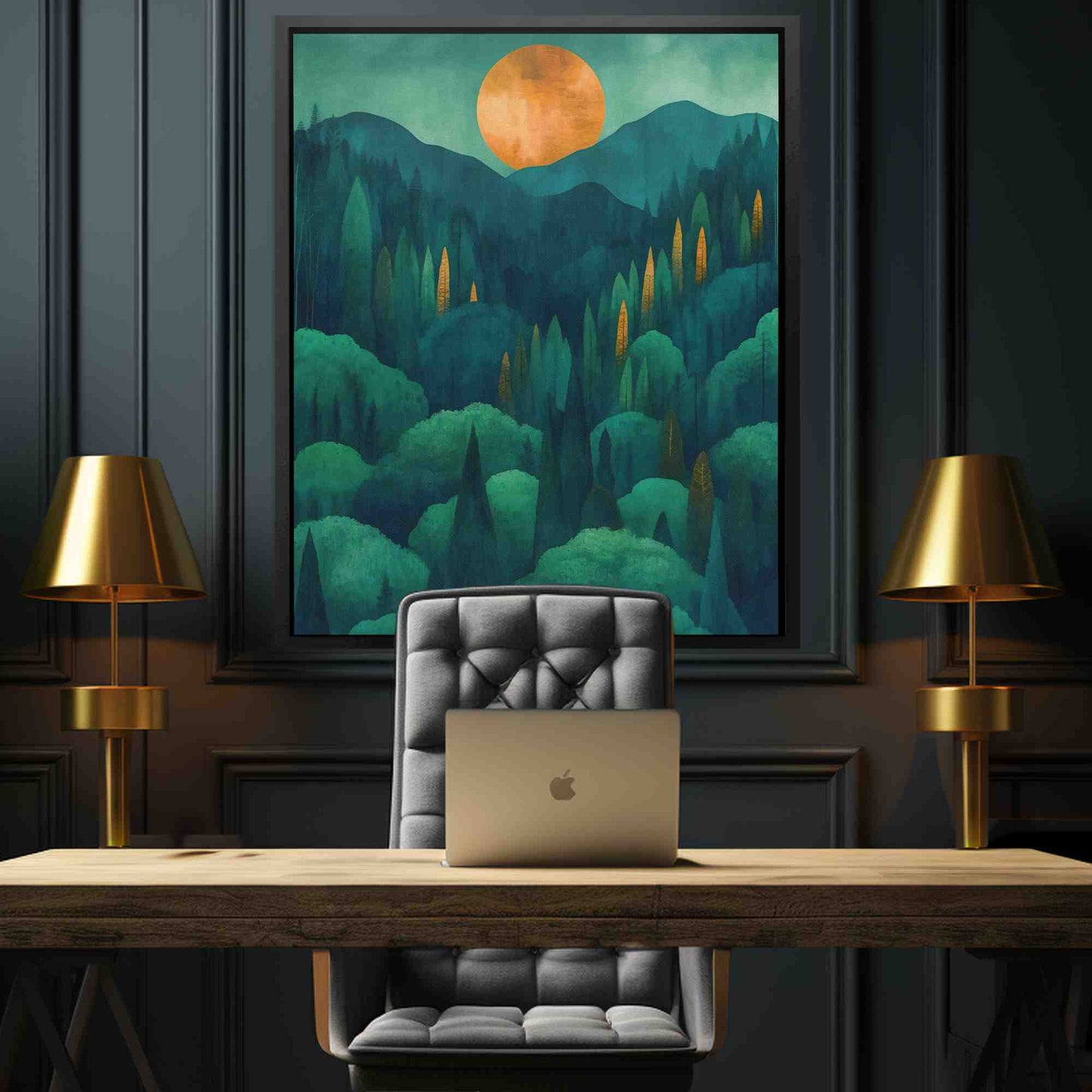 Oregon Valley - Large Canvas Print