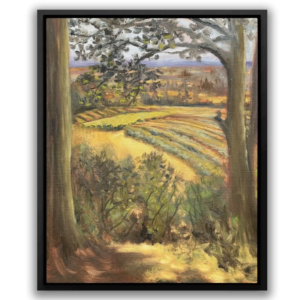 Oregon Vineyard - Large Canvas Print