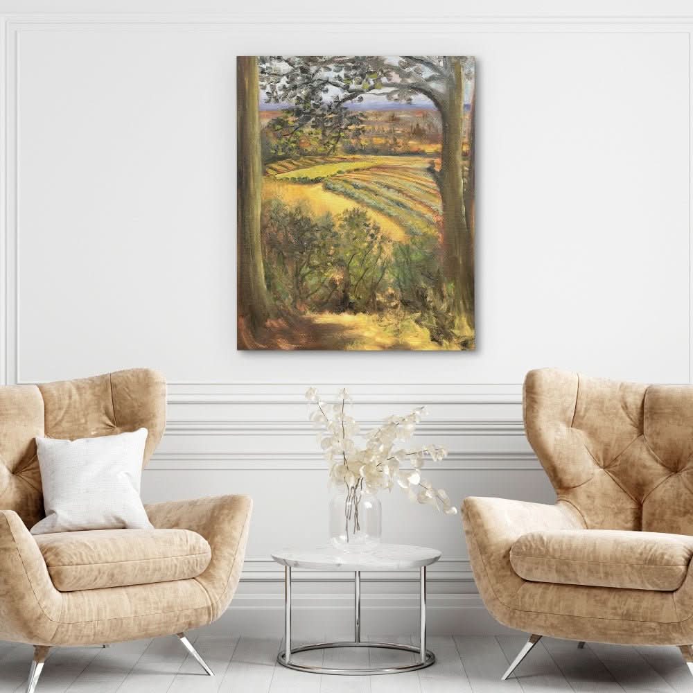 Oregon Vineyard - Country and Farm Art for Dining Room