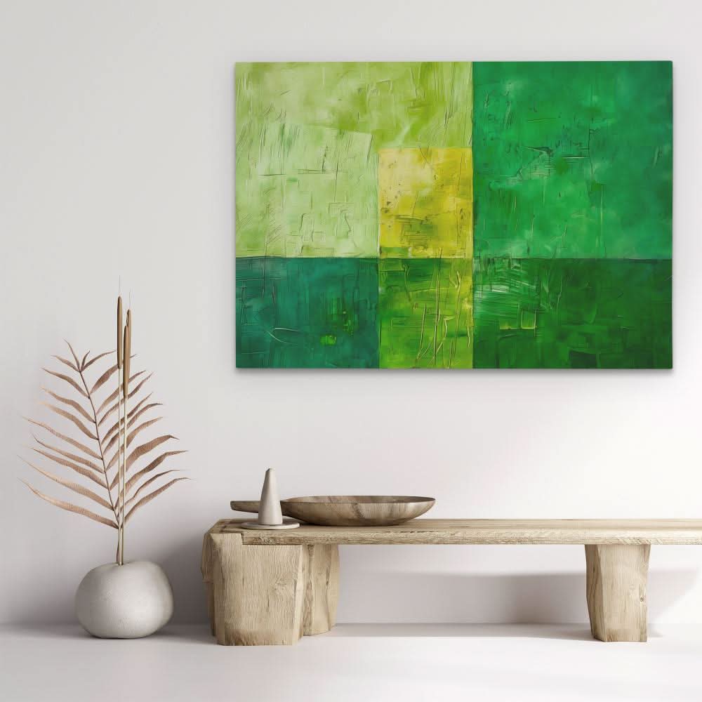 Organic Energy - Green Landscapes Canvas Print