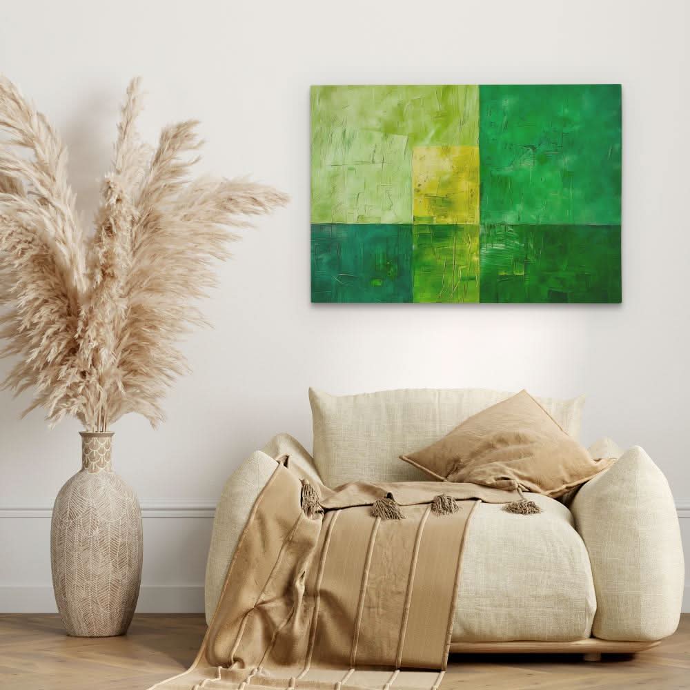 Organic Energy - Abstract Wall Art in Black Frame