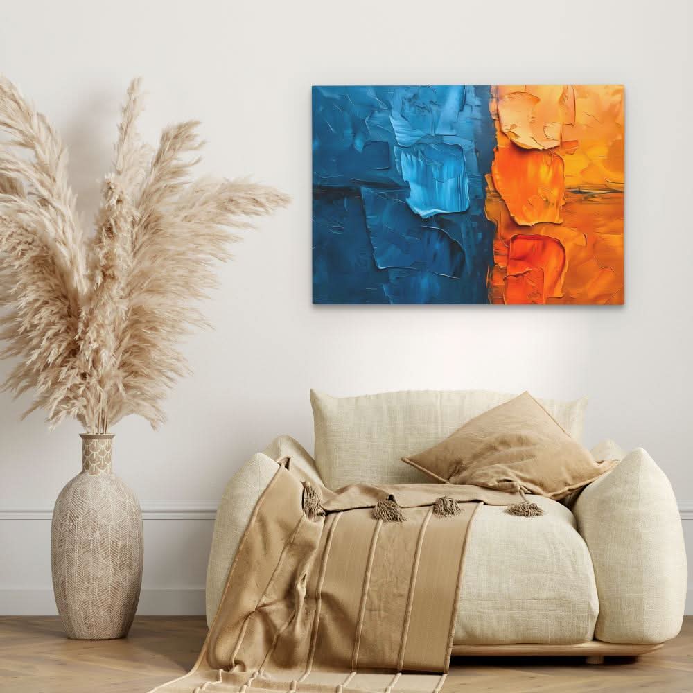 Paint Chunks - Large Abstract Canvas Print