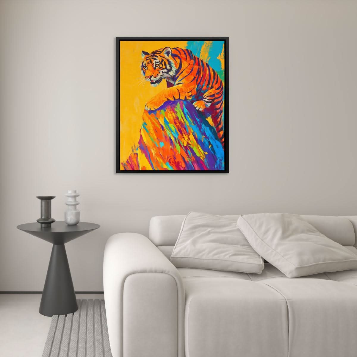 Painted Predator - Large Canvas Print