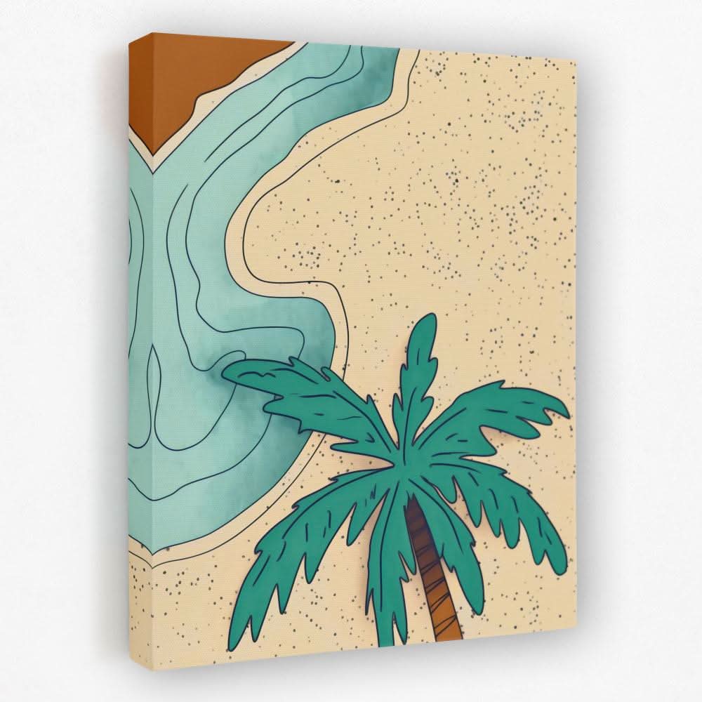 Palm Desert - Beach Canvas Wall Art