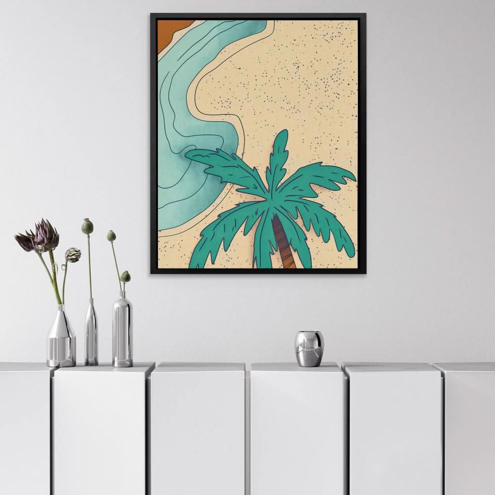 Palm Desert - Large Minimalist Canvas Print