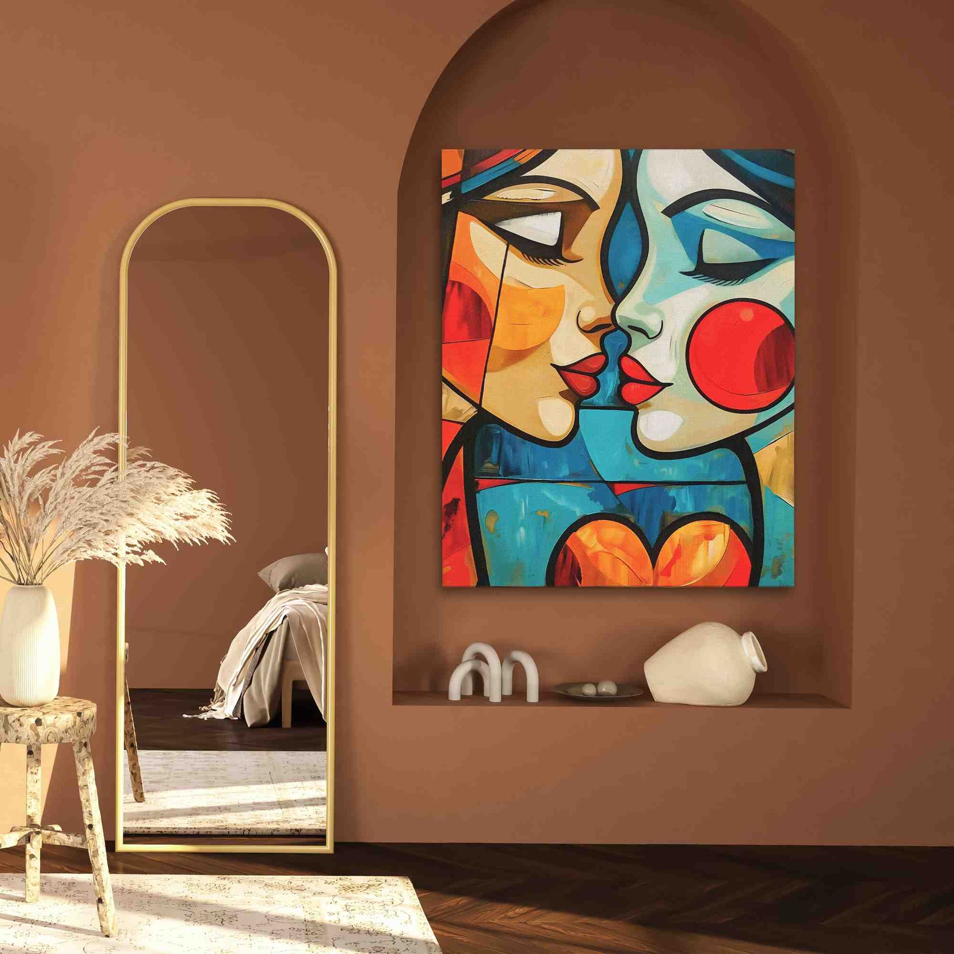 Partners in Love - Pop Art Canvas Wall Art