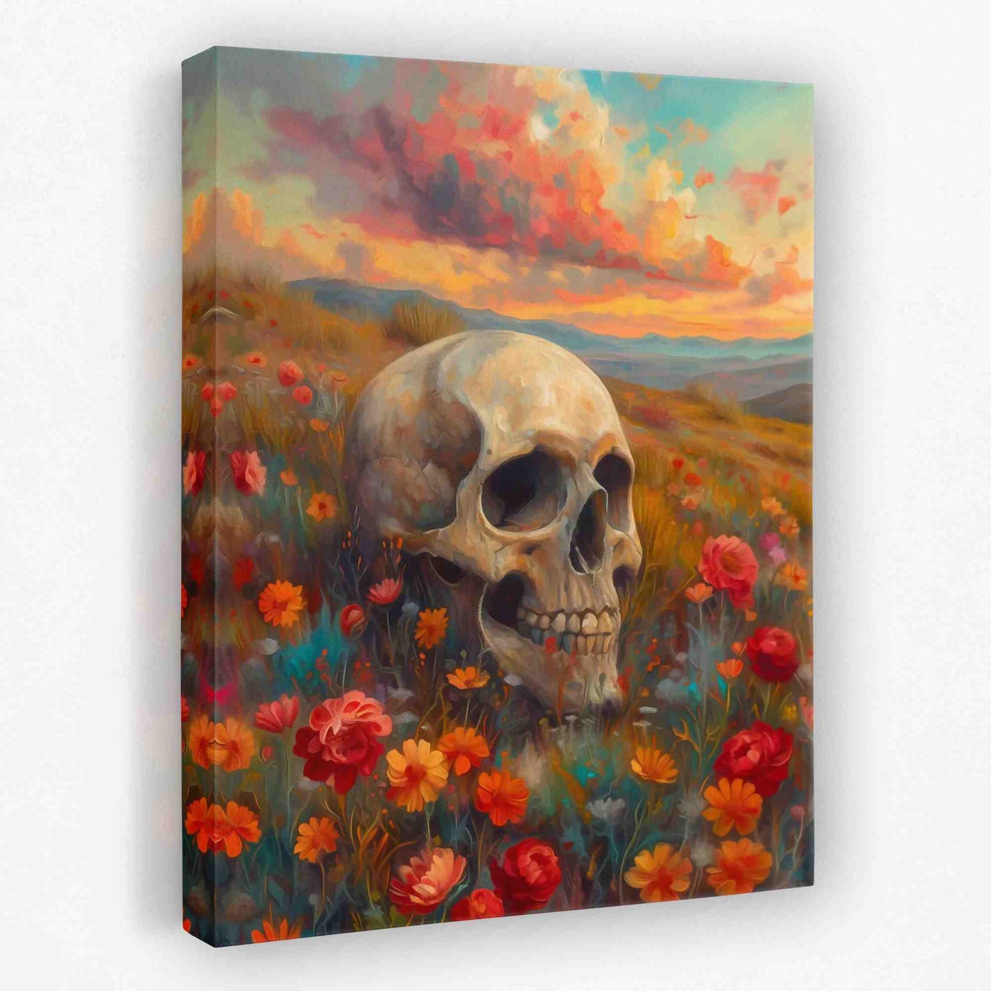 Passing Time - Floral Canvas Wall Art