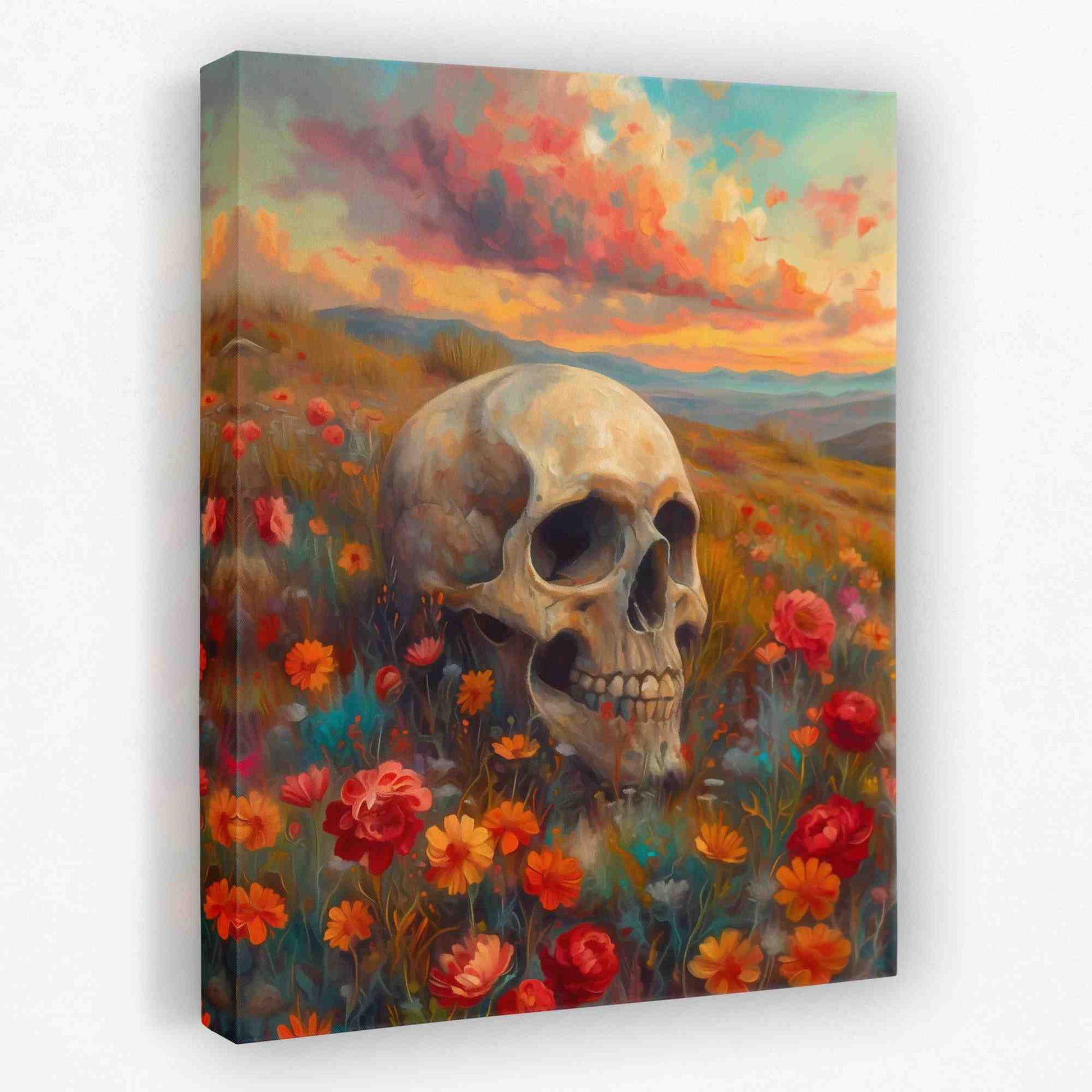 Passing Time - Floral Canvas Wall Art