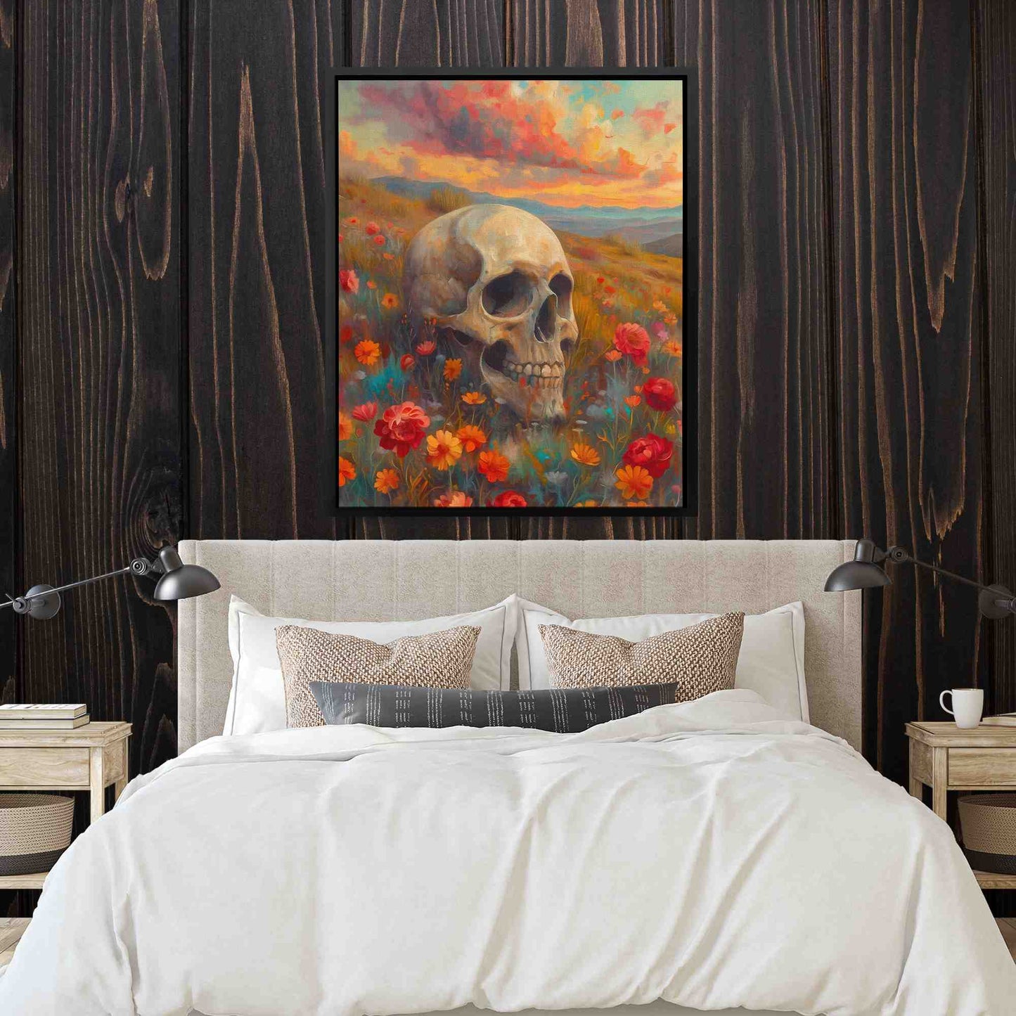Passing Time - Wall Art in Black Frame