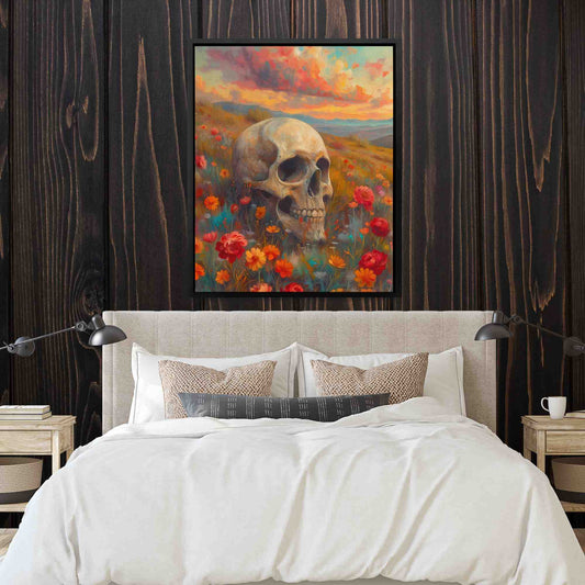 Passing Time - Wall Art in Black Frame
