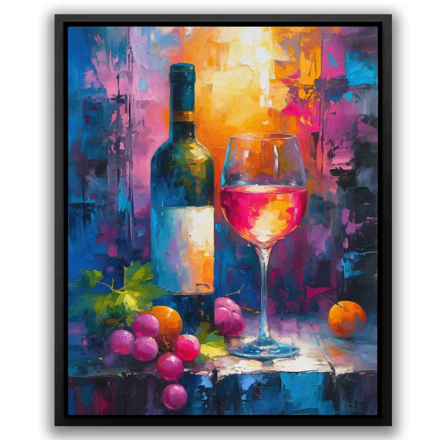Passionate Wine - Purple Wine Canvas Print