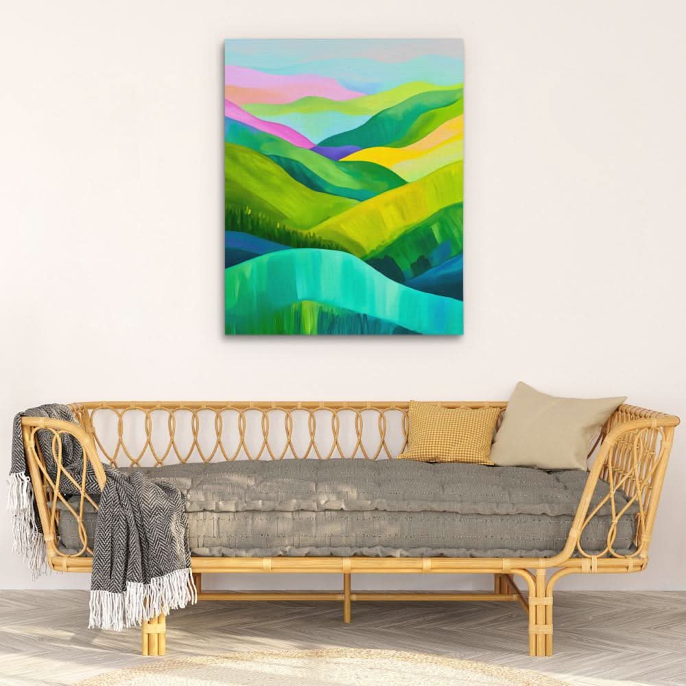 Pastel Dreams - Large Canvas Print