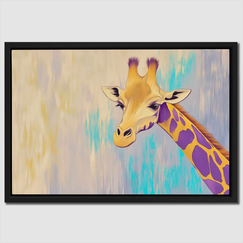 Pastel Giraffe - Animals Art for Hallway