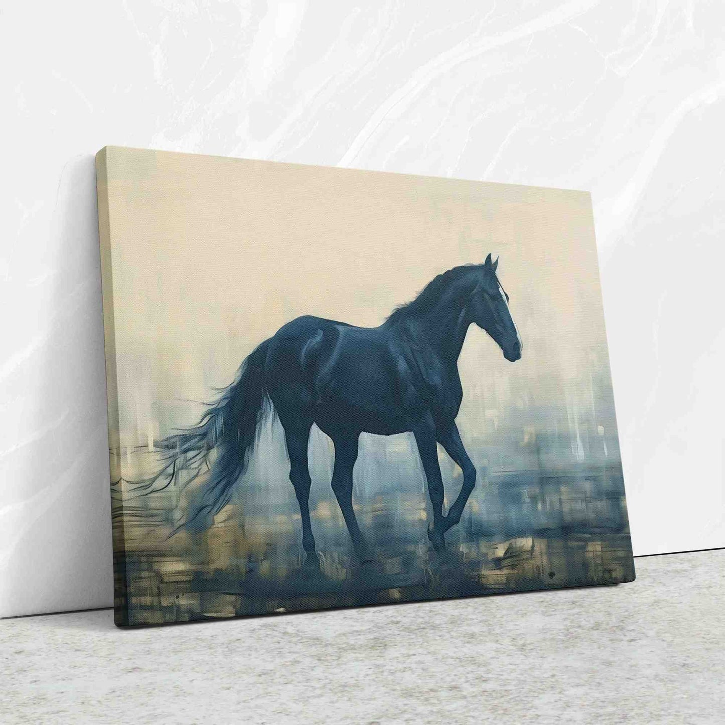 Pasture Promise - Horse Wall Art in Black Frame