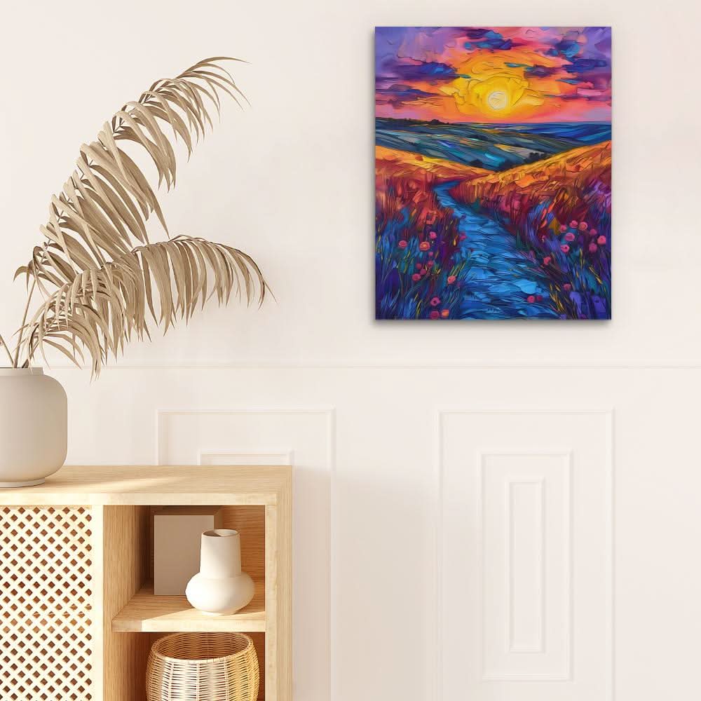 Pathway to Serenity - Large Modern Canvas Print