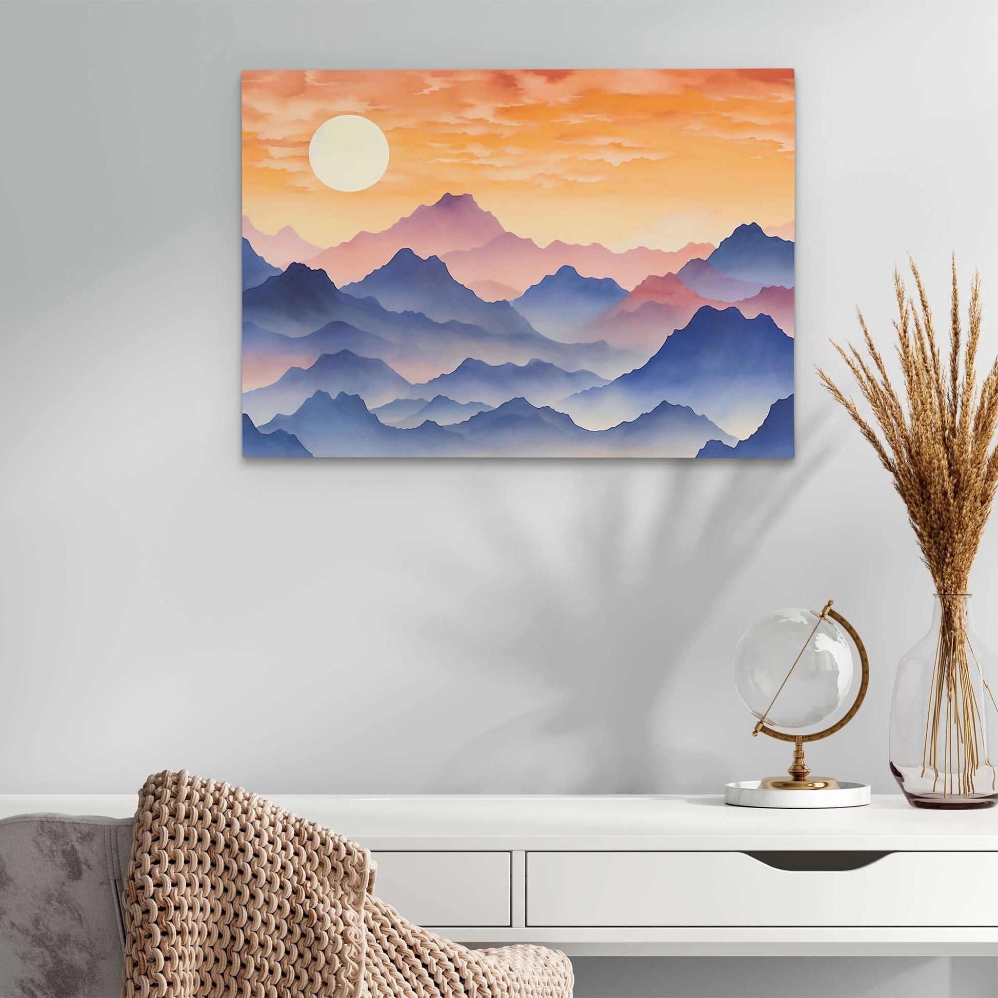 Peaceful Mountains - Luxury Wall Art