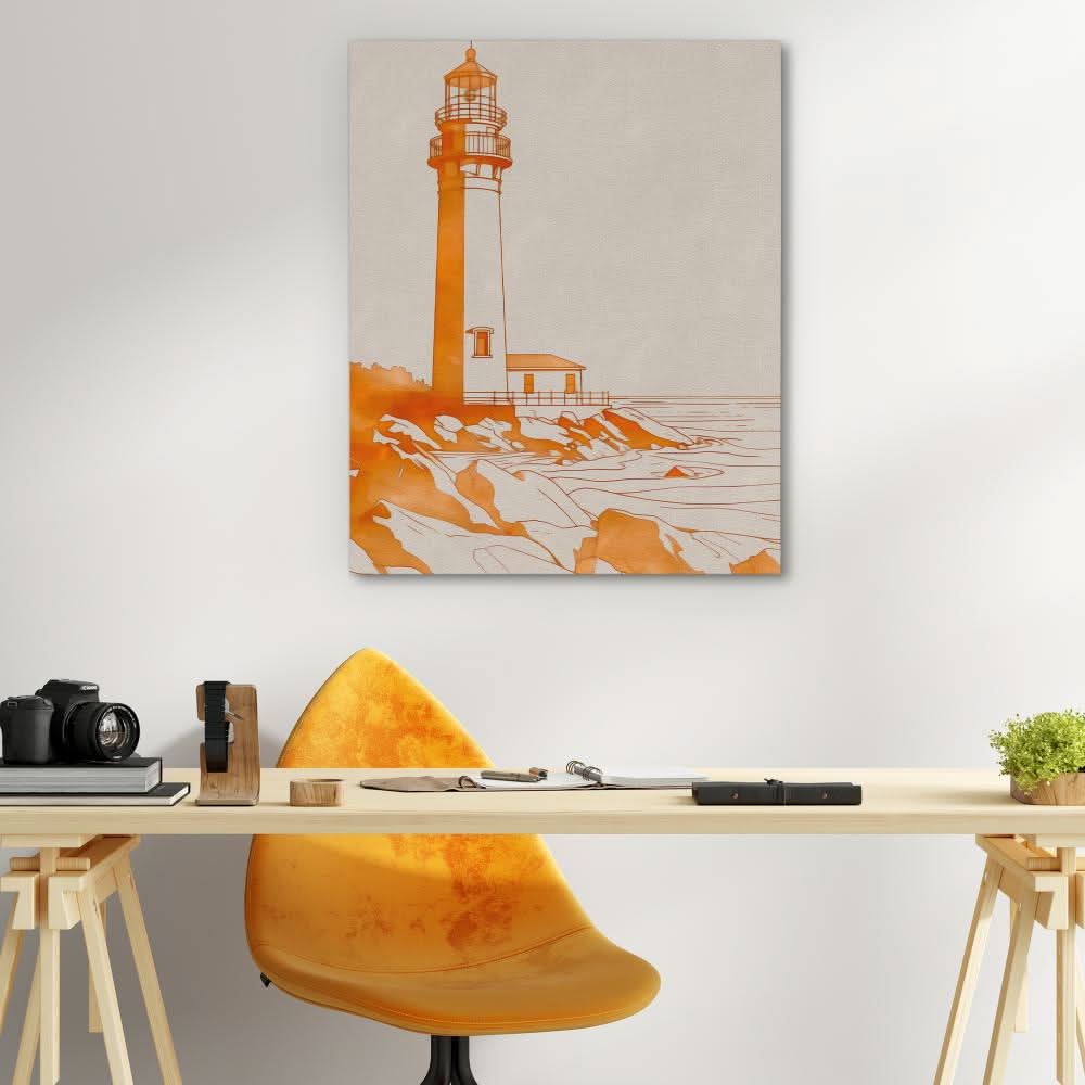 Peaceful Ocean Shore - Beach Art for Bathroom