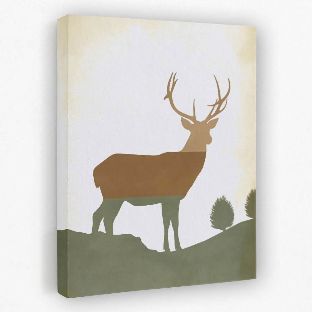 Peaceful Sentinel - Animals Canvas Wall Art