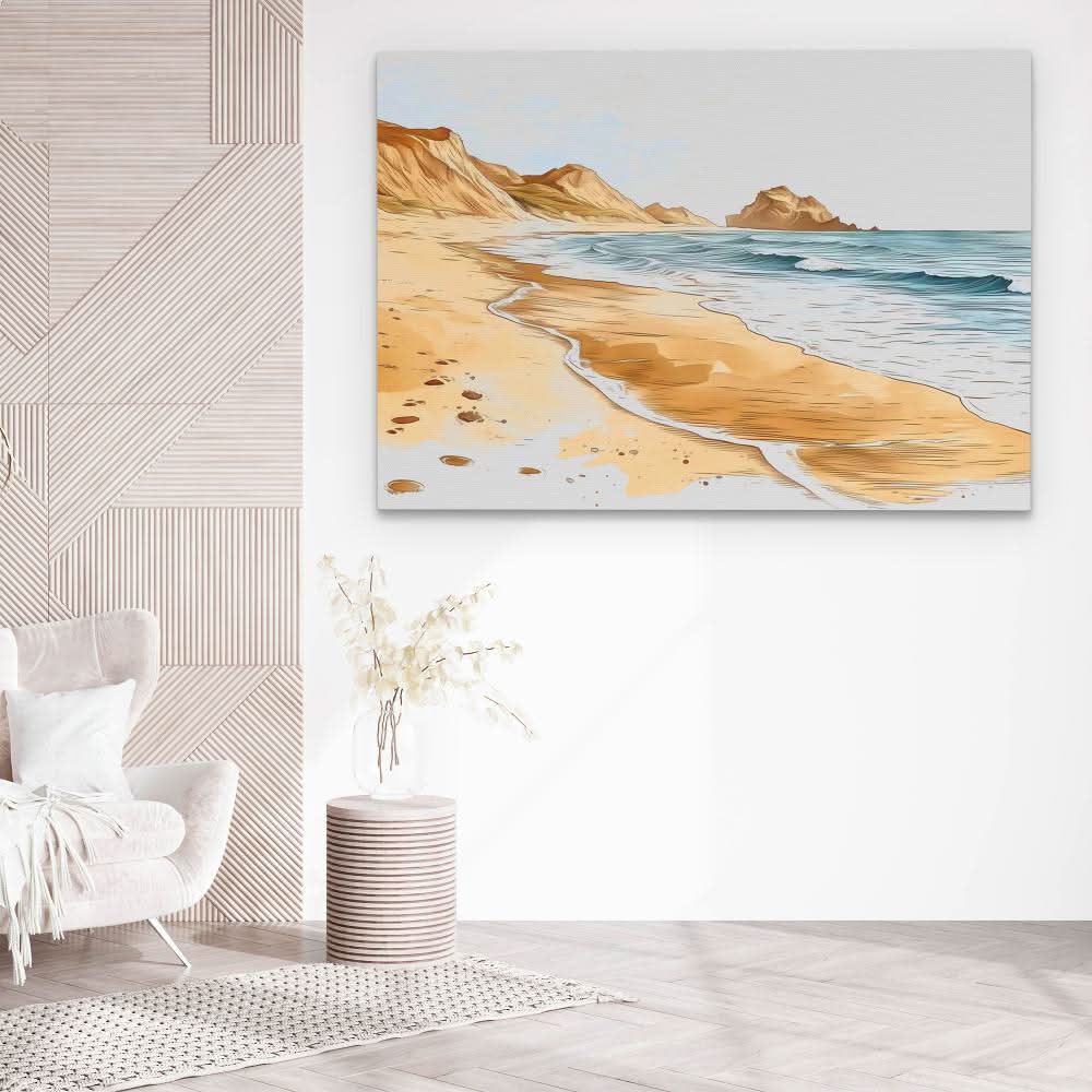 Peaceful Silence - Large Canvas Print