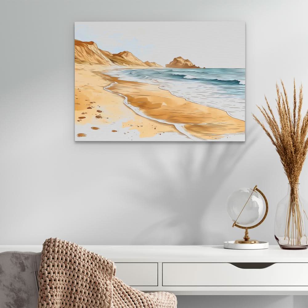 Peaceful Silence - Wall Art in Black Frame