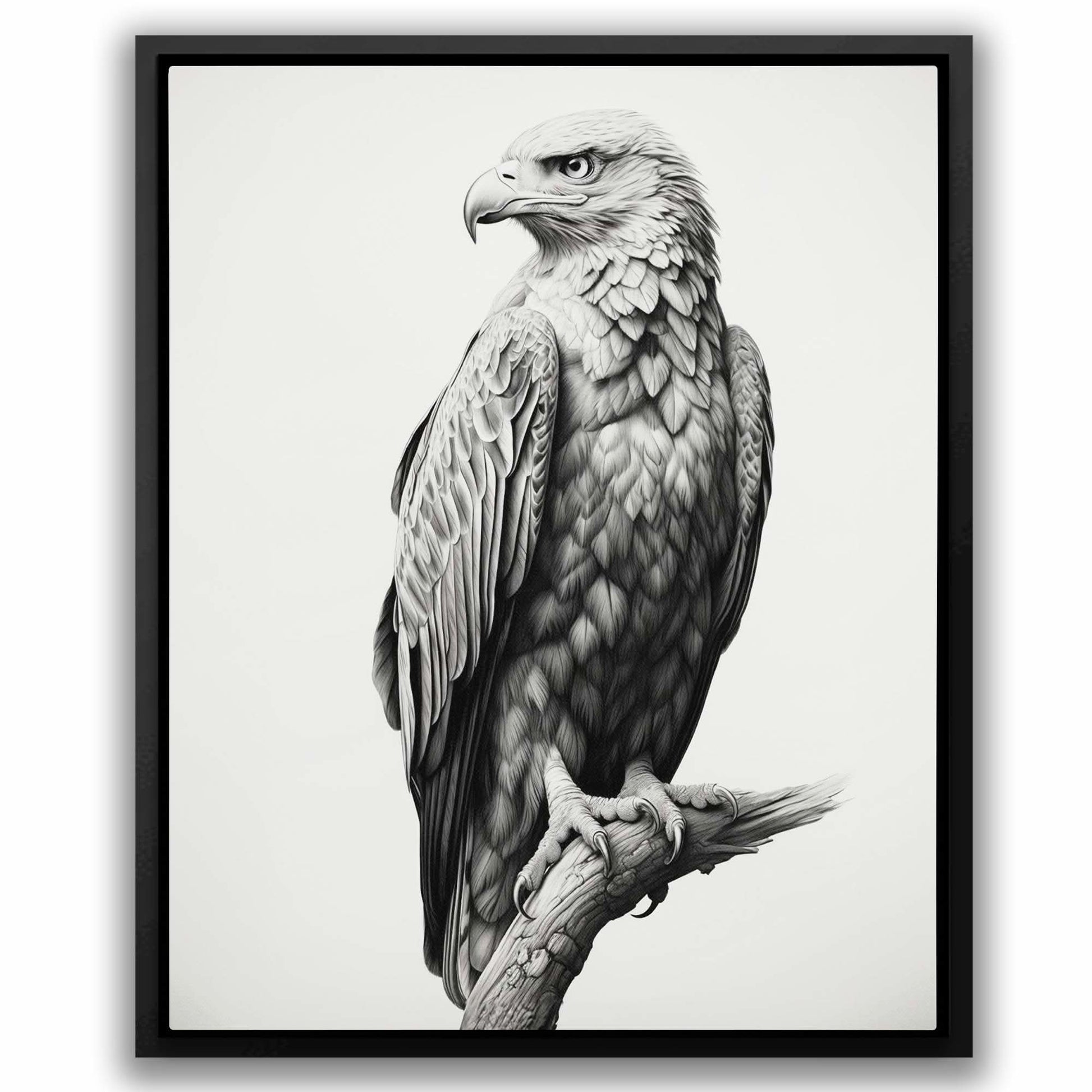 Pencil Bald Eagle - Bird Art