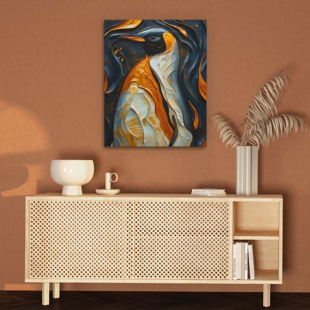 Penguin Pallet - Animals Art for Living Room