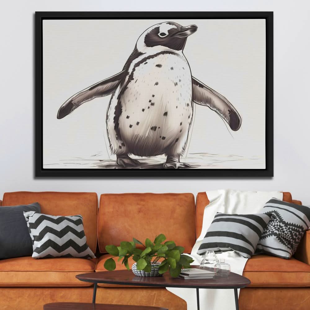 Penguin Waddle - Animals Art for Kids Room
