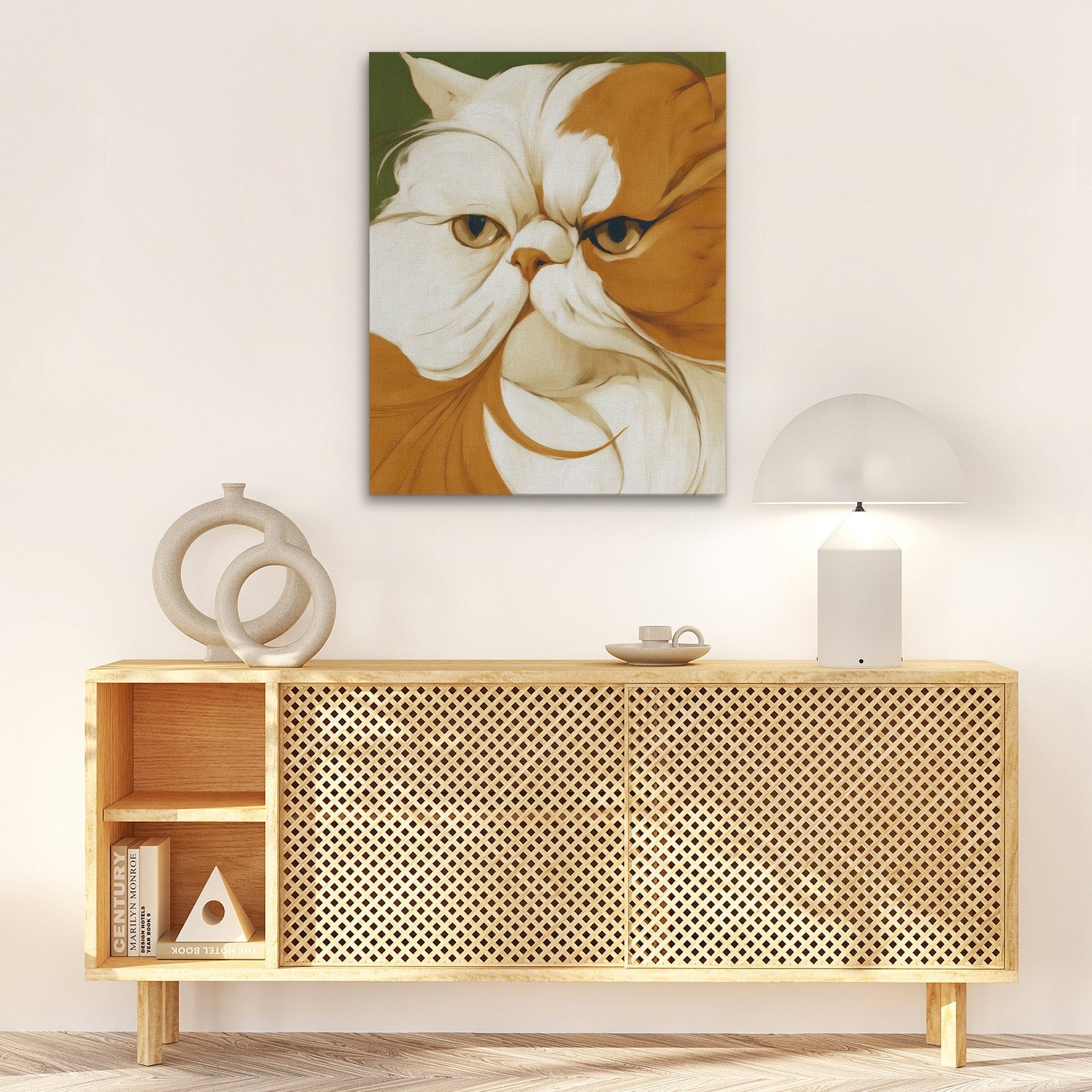 Persian Cream Portrait - Luxury Wall Art