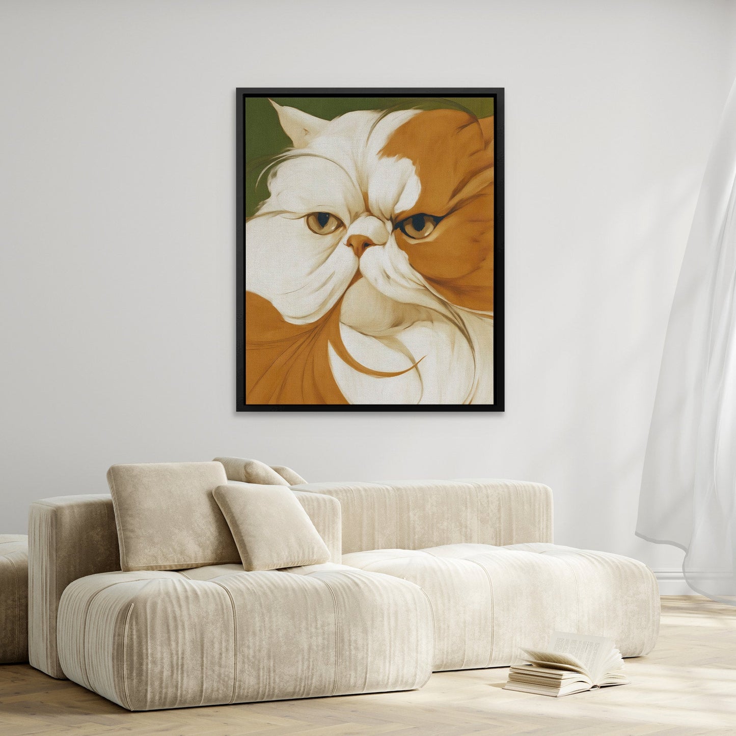 Persian Cream Portrait - Luxury Wall Art