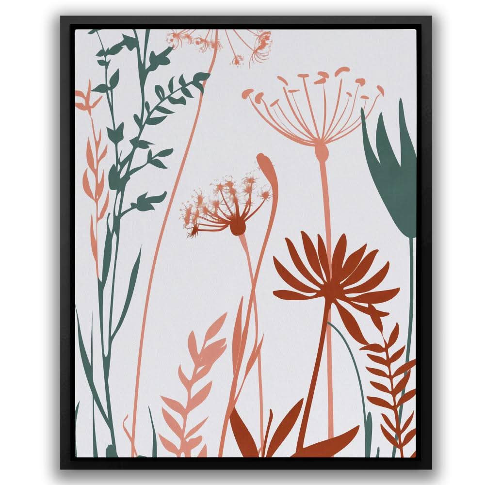 Petal Symphony - Botanical Art for Bedroom