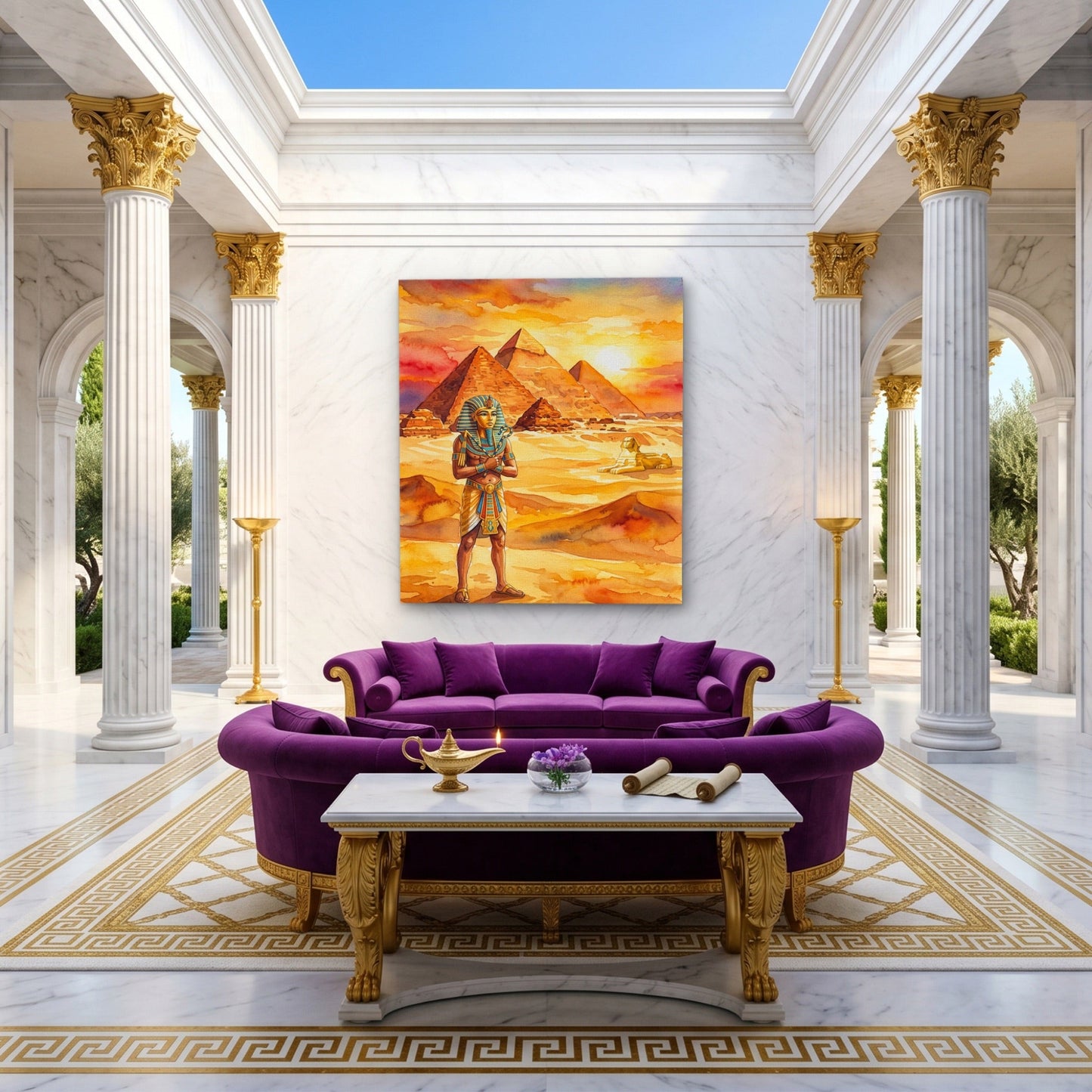 Pharaoh Golden Sunset