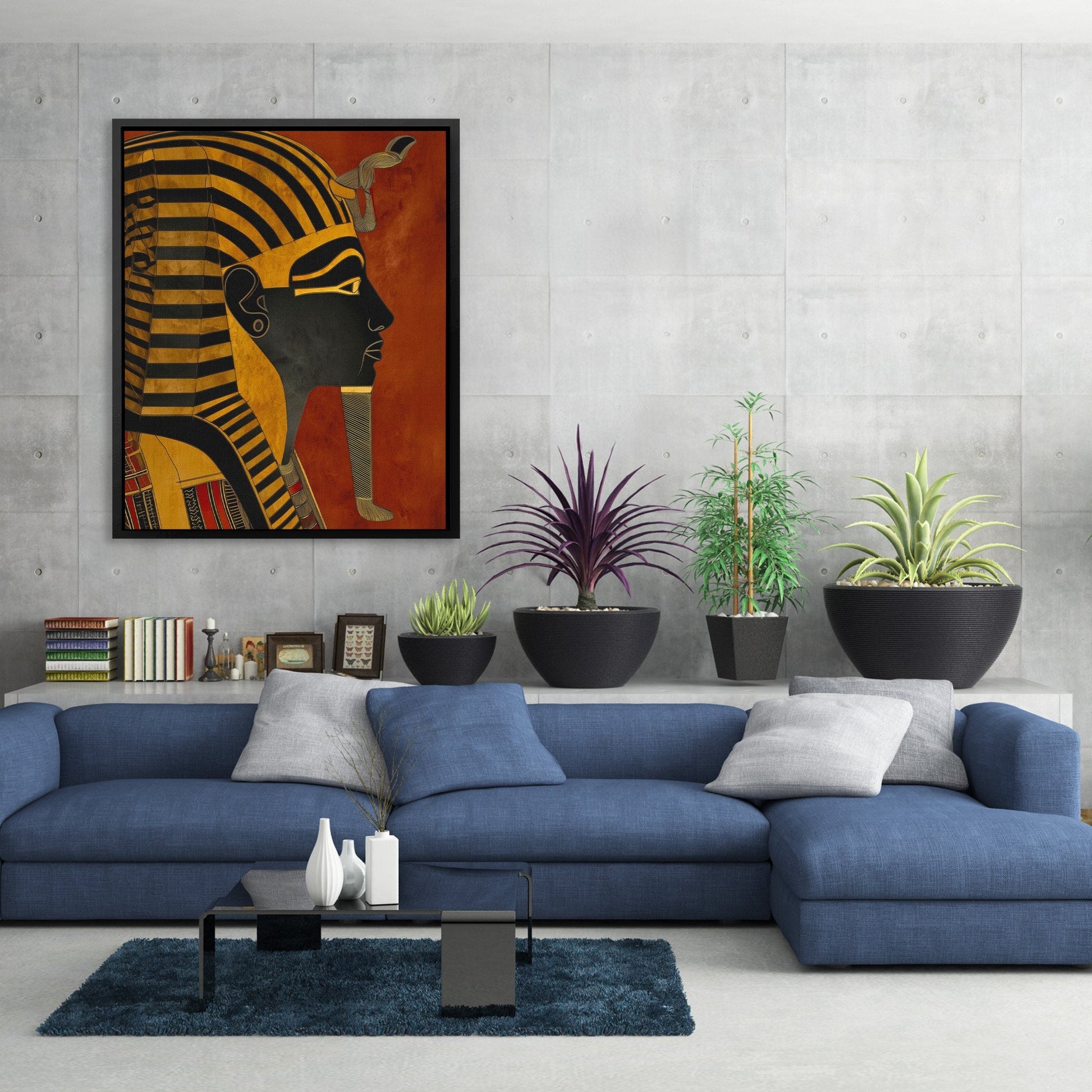 Pharaoh's Ancient Glory - Luxury Wall Art