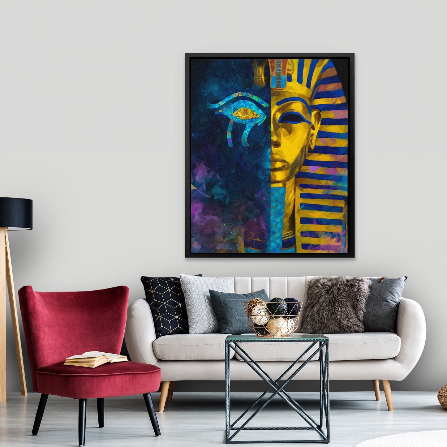 Pharaoh's Fractured Legacy - Luxury Wall Art