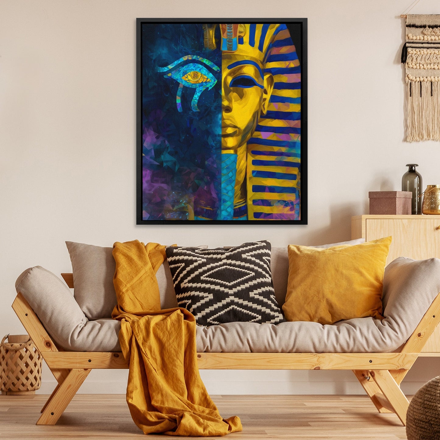 Pharaoh's Fractured Legacy - Luxury Wall Art