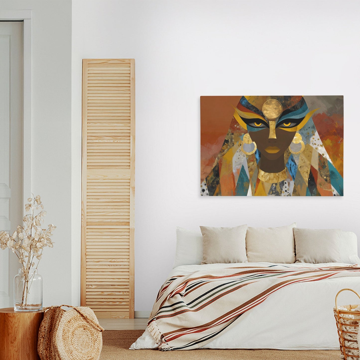 Pharaohs Golden Eyes - Luxury Wall Art