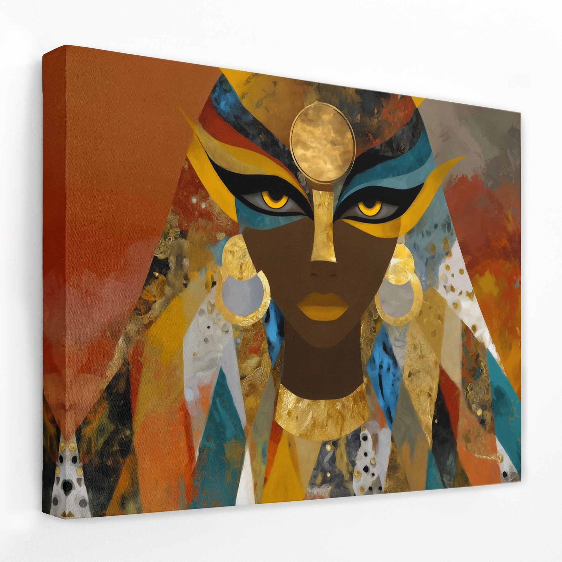 Pharaohs Golden Eyes - Luxury Wall Art