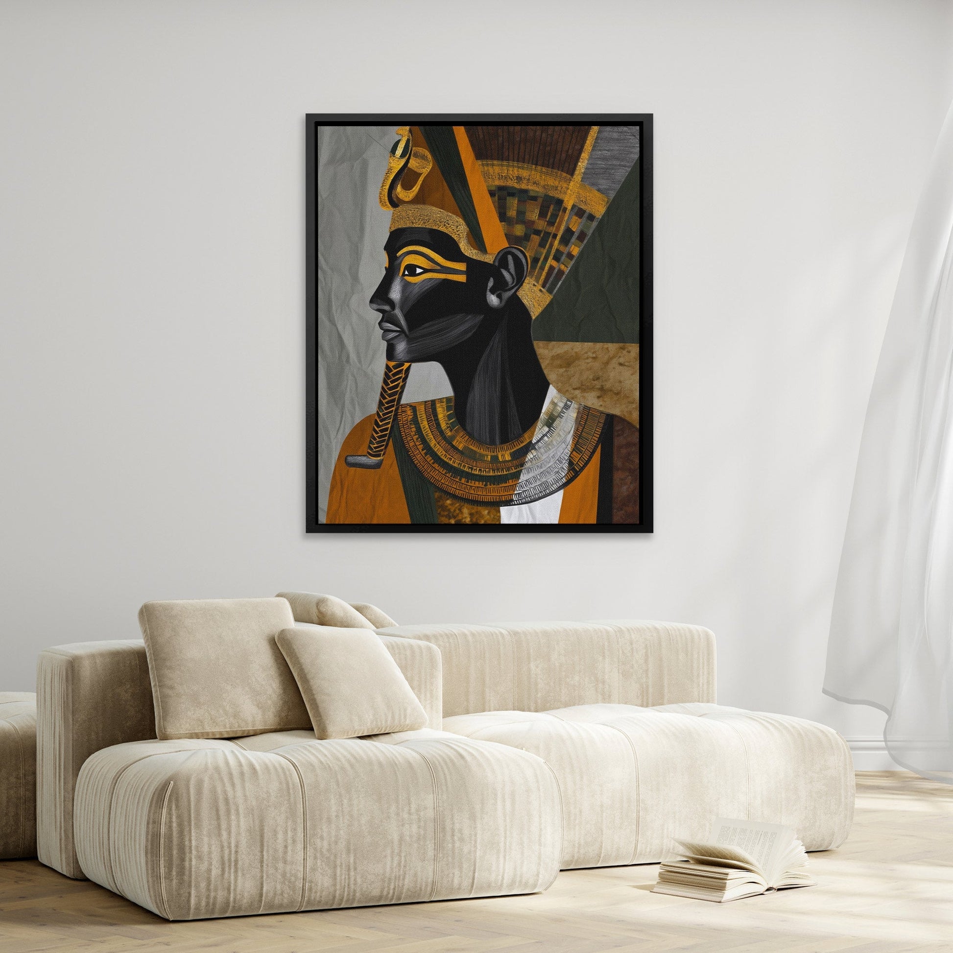 Pharaoh's Golden Oracle - Luxury Wall Art