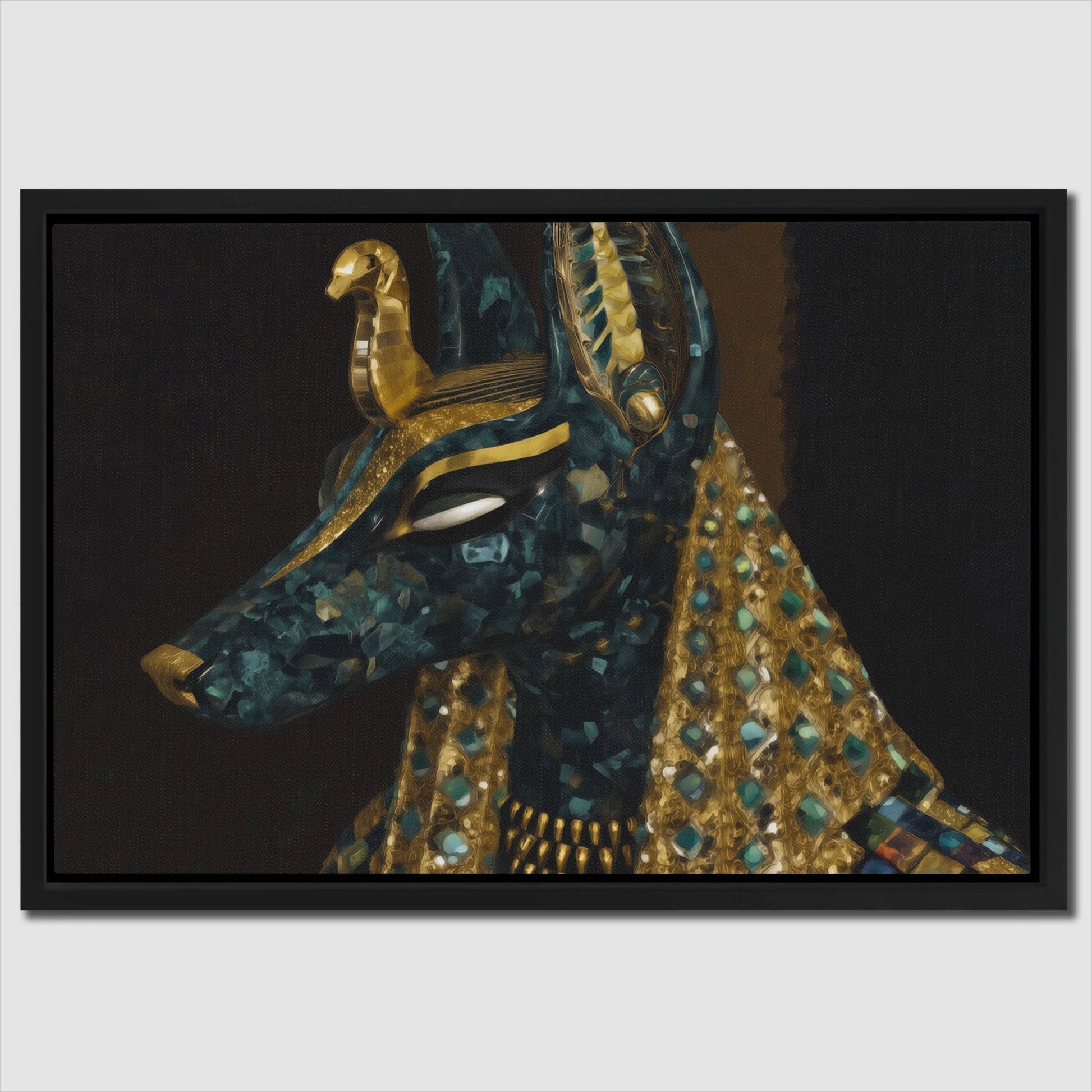 Pharaohs Golden Throne - Luxury Wall Art