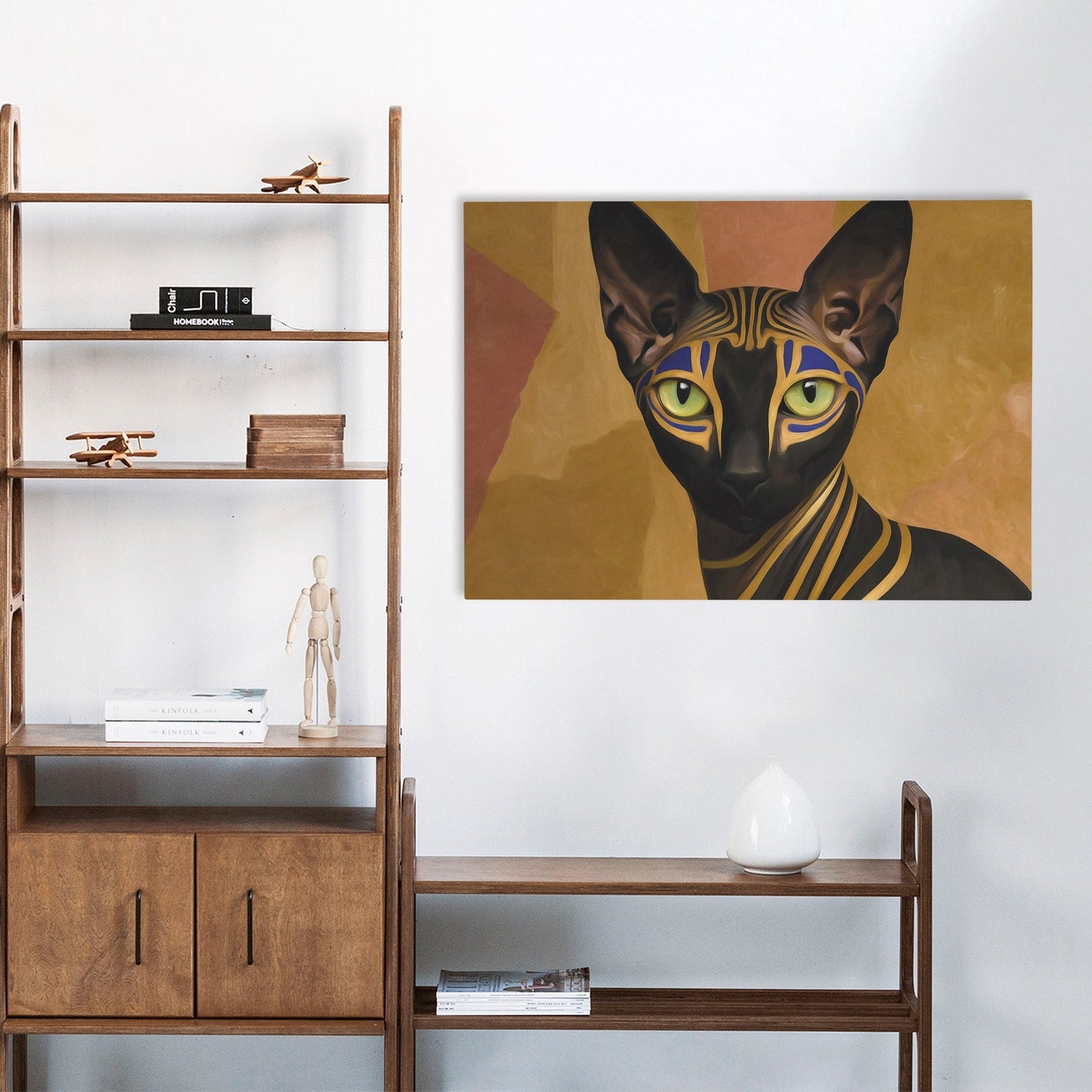 Pharaohs Sacred Cat - Luxury Wall Art